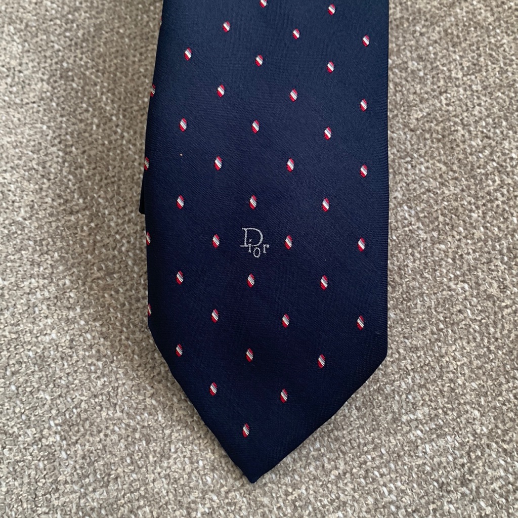 Dior Classic Navy Blue Necktie